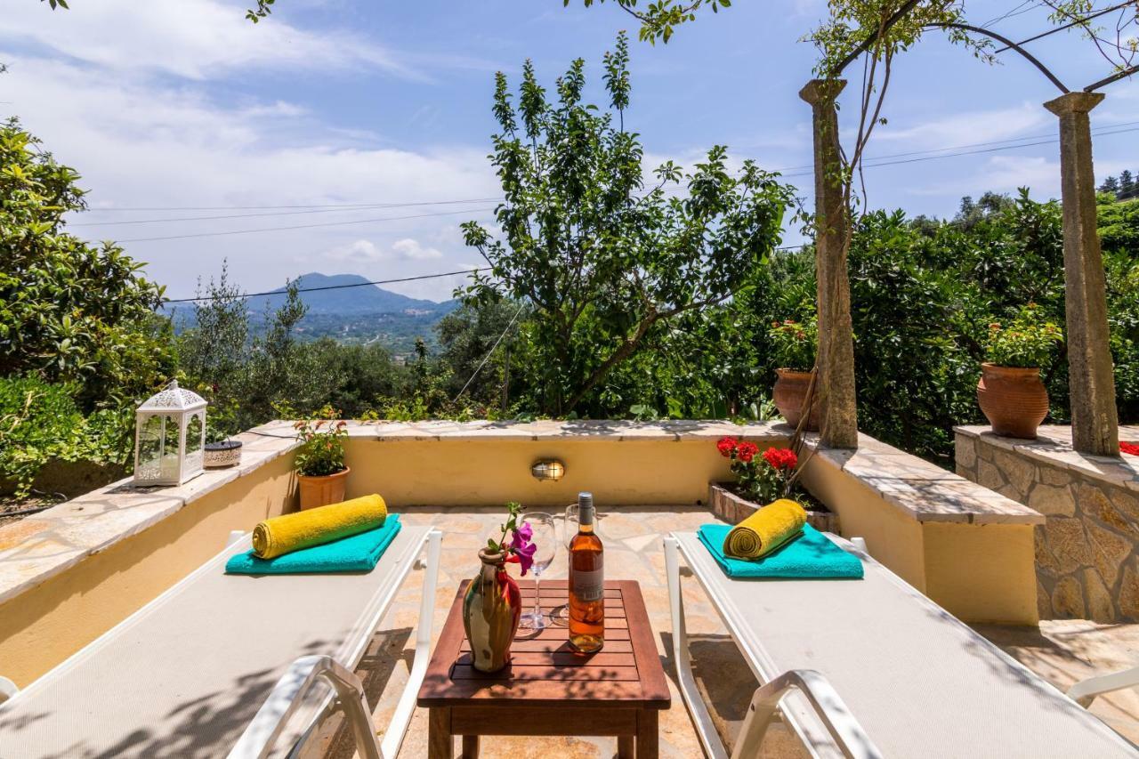 Milena'S Country House Pelekas Exterior foto